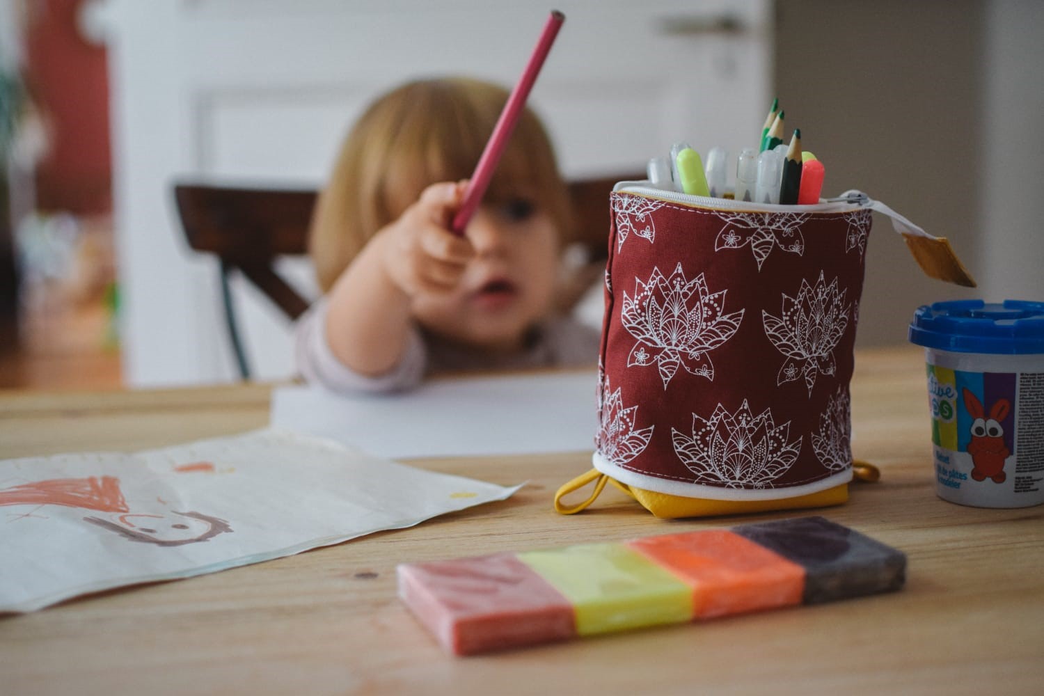 Trousse pochette pour feutres et crayons de couleur - Scribble Magic Lab -  Personalize your Gifts
